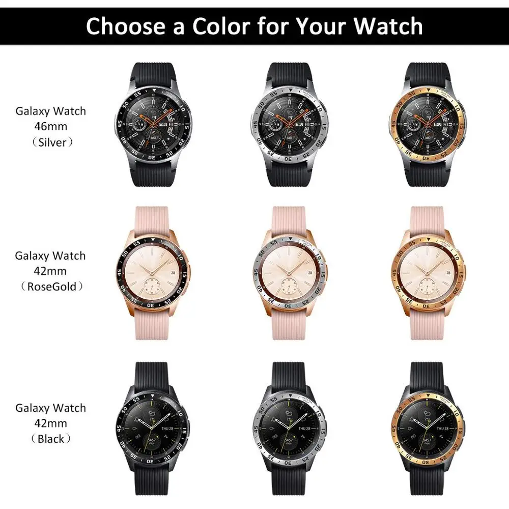 Bezel Ring For Samsung Galaxy Watch 4 classic 46mm/42mm Gear S3 Frontier/Classic Metal Protector Galaxy watch 3 45mm/41mm 6 Bezel Ring For Samsung Galaxy Watch 4 classic 46mm/42mm Gear S3 Frontier/Classic Metal Protector Galaxy watch 3 45mm/41mm – Bild 6