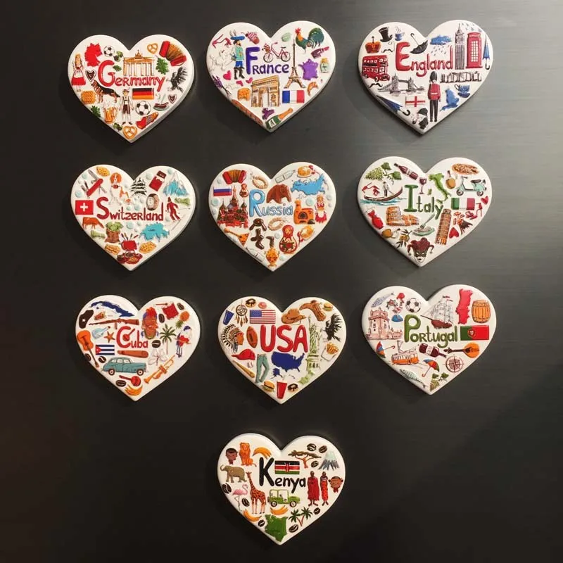 

British London Big Ben Tourism Memorial England Scotland bus Fridge Stickers Manchester Windsor Fridge Magnet Collection Gifts
