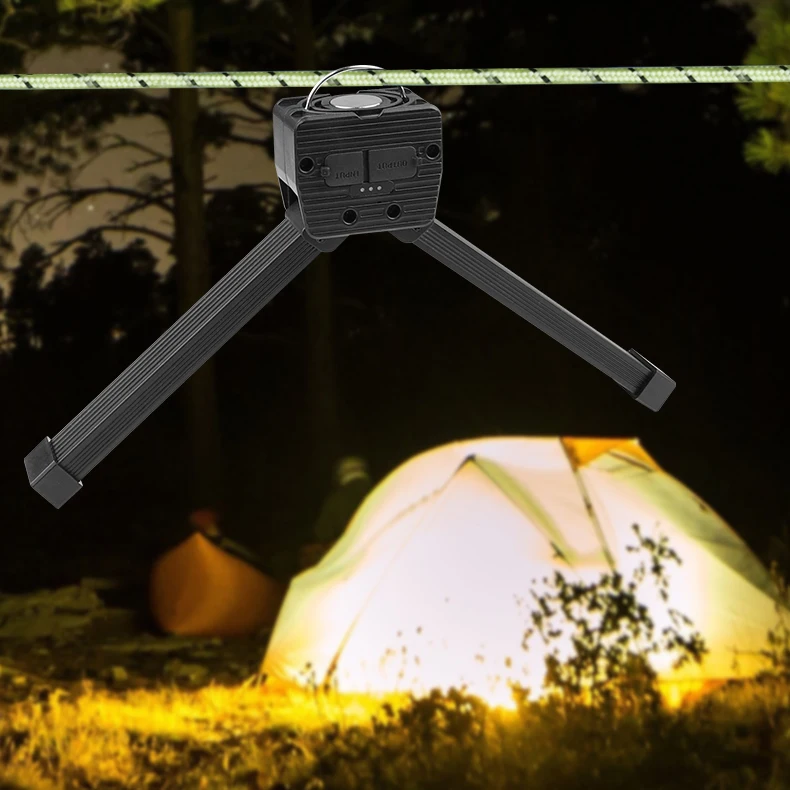 Portable XPE COB LED 90&deg; Folding Work Light USB Rechargeable Mini Magnet Hook Lights Bar Outdoor Camping Lamp Torch Flashlight