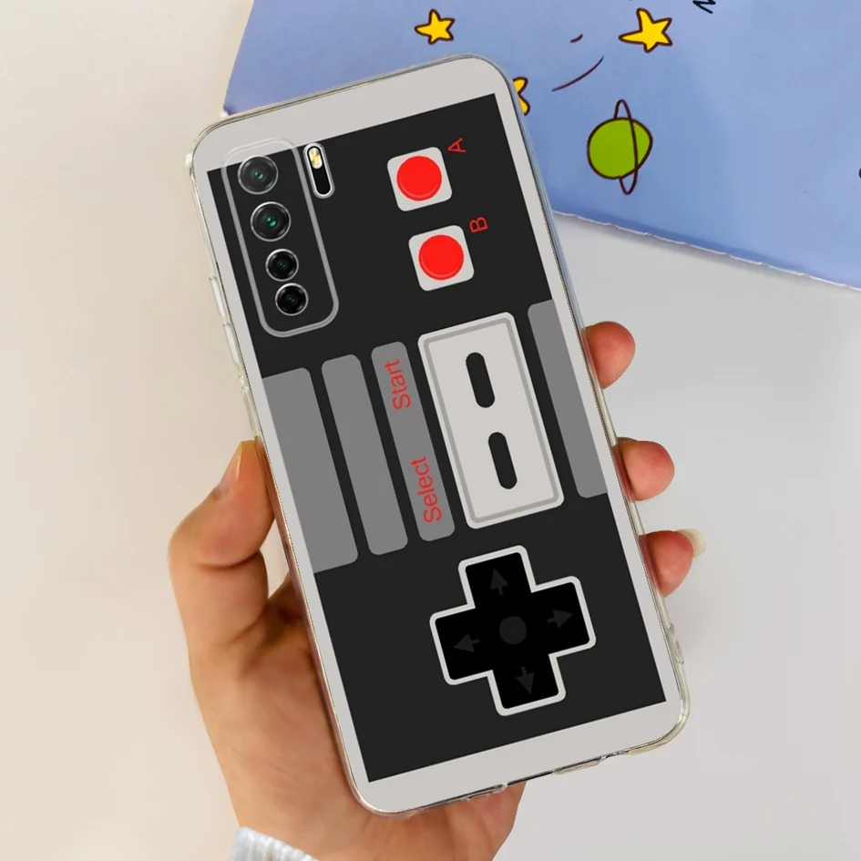 Clear Fashion Pattern Soft Silicone Case