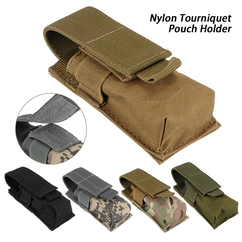 

9mm Pistol Magazine Pouch Tactical Double Molle Belt Dual Mag Bag Flashlight Holder Attachment Package Gun Hunting Accessories