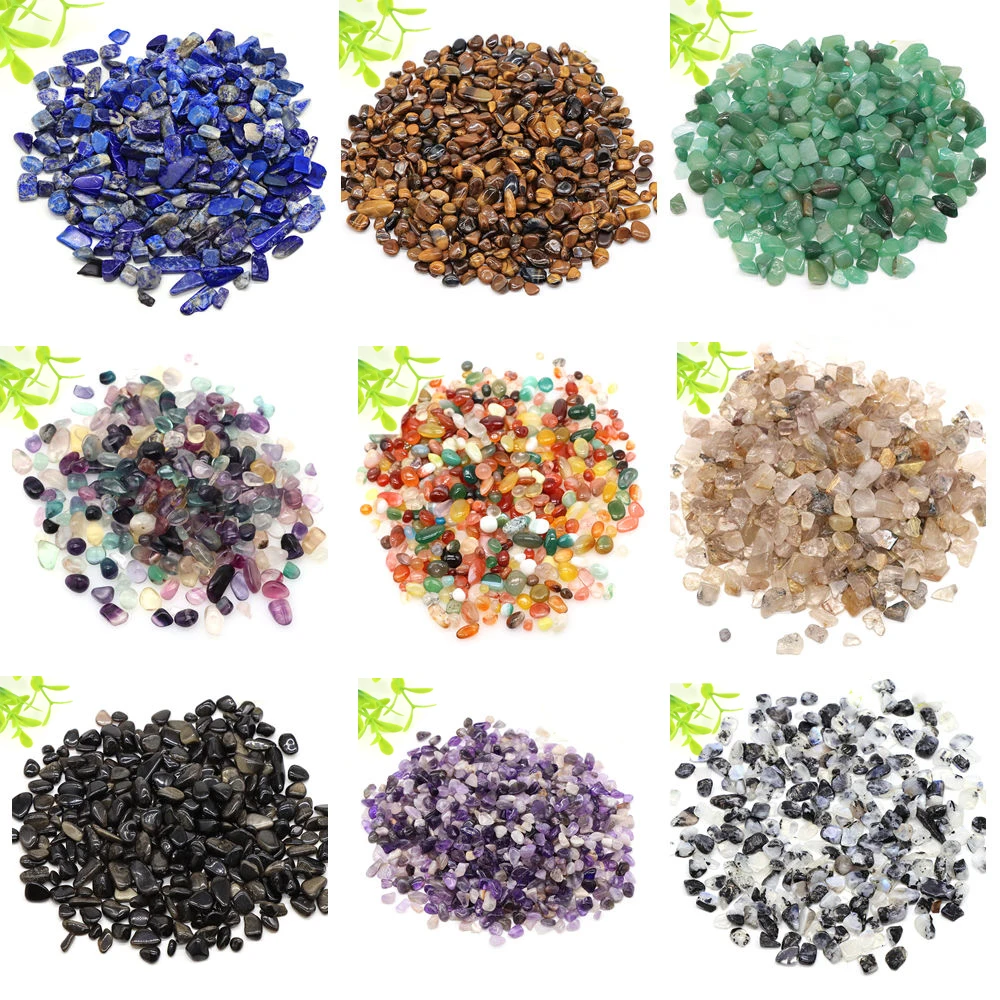 Natural Stone Crystal Chips for Reiki Healing and Aquarium Decoration
