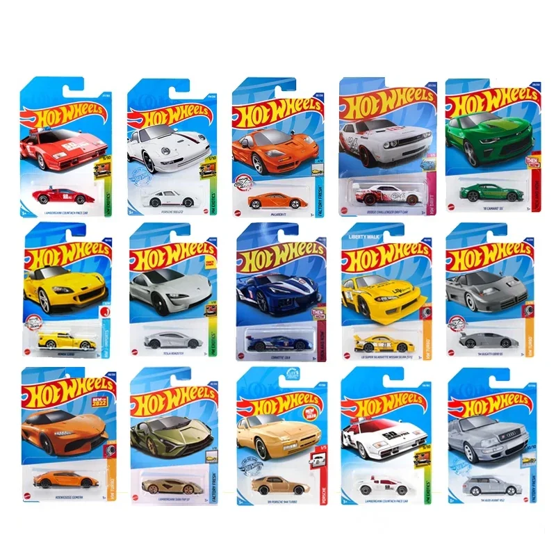 

Original Hotwheels Toy Car Hot Wheels Toys for Boys 1/64 Diecast Audi Ford pagani Koniseg Toyota Model Children Collection Gifts