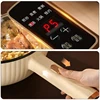 DMWD Electric Wok Non Stick Frying Pan 3.5L Electric Stir-fry Pot Stew Soup Hotpot Rice Cooking Multicooker With Food Steamer 5