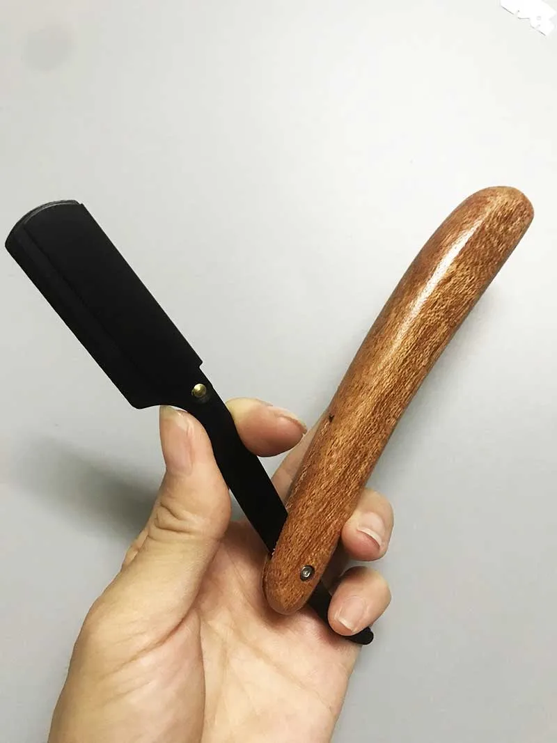 Klappbarer tragbarer manueller Rasierer, Friseurzubehör, Friseur für Anfänger, geeignet für Frauen, Augenbrauenrasierer, Sicherheitsrasierer – Detail 4