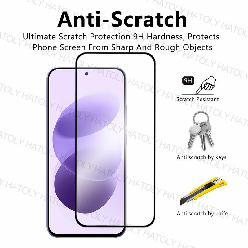 Premium Tempered Glass Screen Protector - Full Glue Cover, Pack of 1/2/3 Pieces