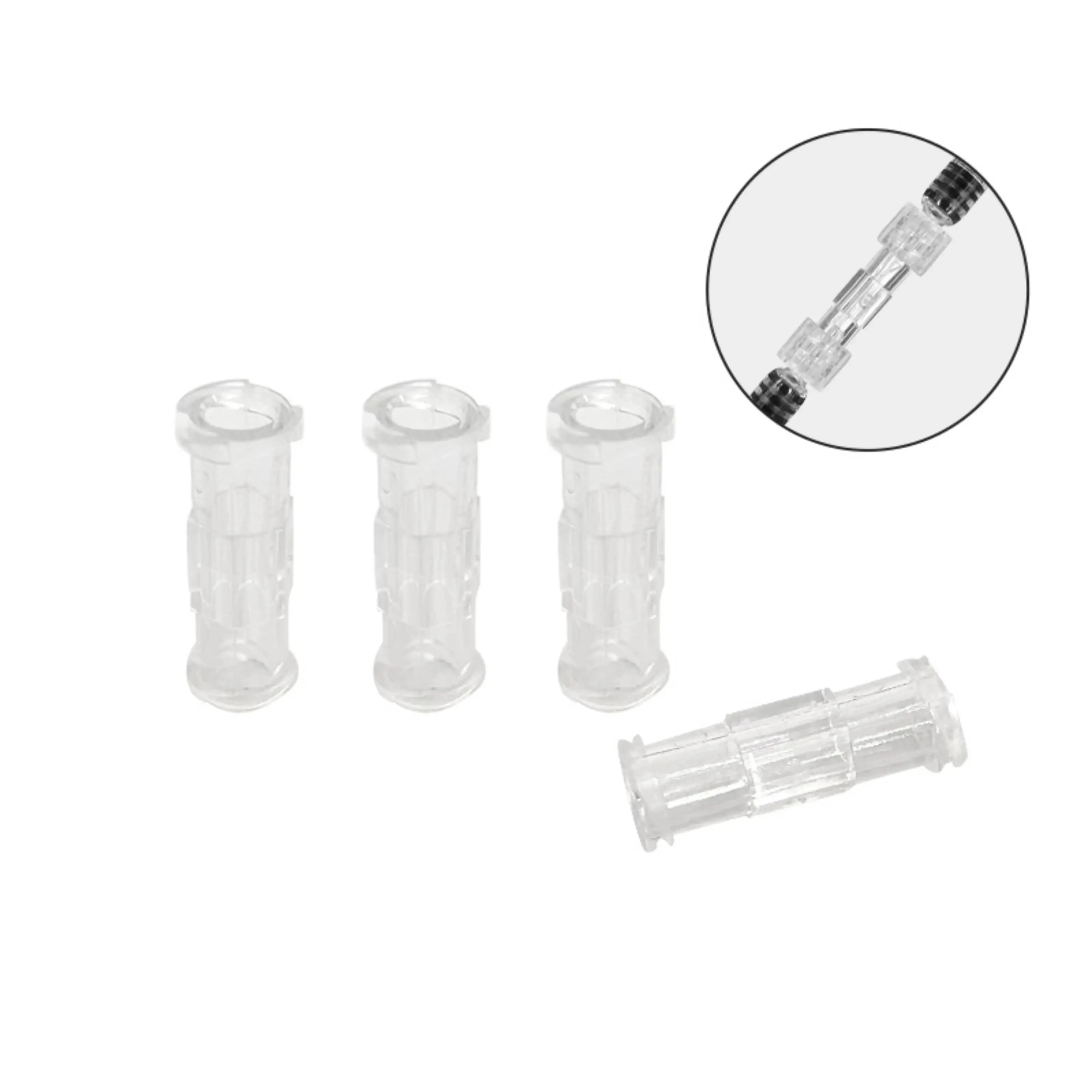 Hot Crystal 5p in multi accessory Transparent Luer Syringe Connector tatoo