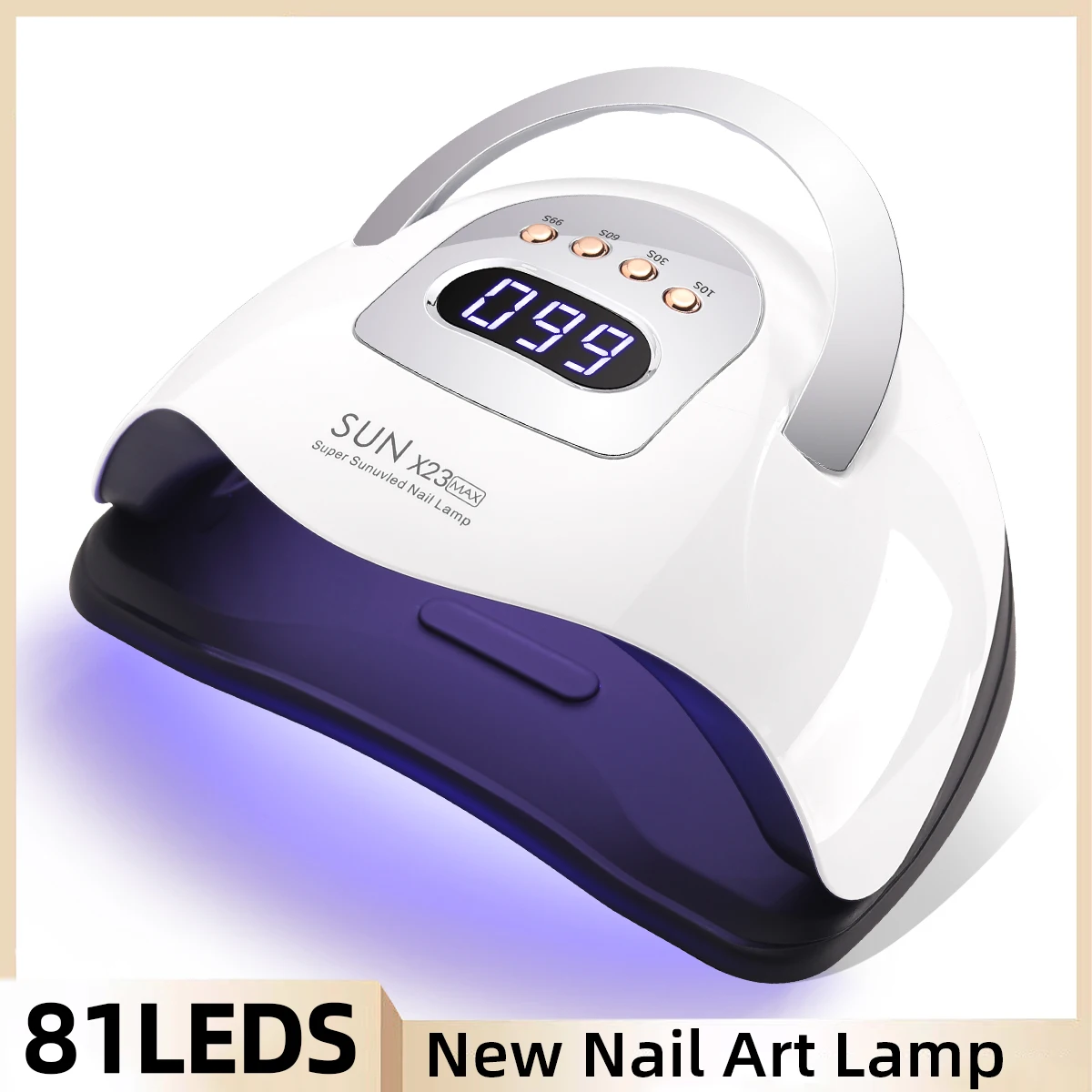 손톱 경화용 UV LED 네일 램프, 대형 스크린, 전문 매니큐어 건조 램프, ..