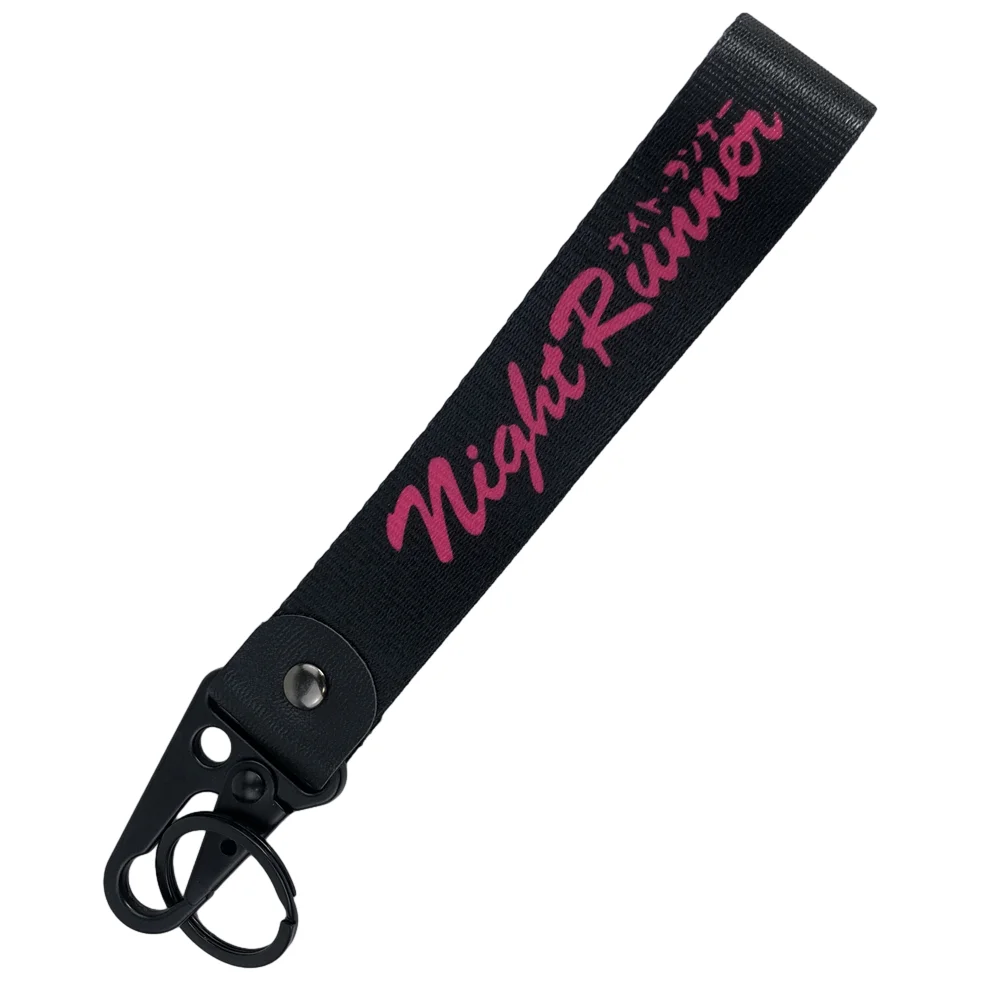 

JDM Car Wristband Keychains Keyring Lanyard For NIGHT RUNNEN HONDA TOYOTA NISSAN MITSUBISHI MAZDA VW Keytags Accessories Gadgets