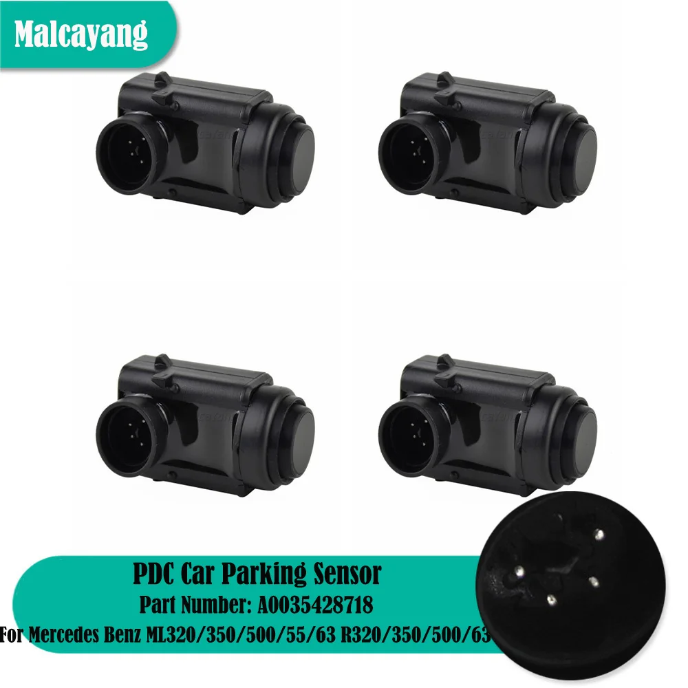

Auto Parts 4 PCS PDC Parking Reverse Sensor For Mercedes Benz ML320 ML350 ML500 ML55 ML63 R320 R350 R500 R63 A0035428718