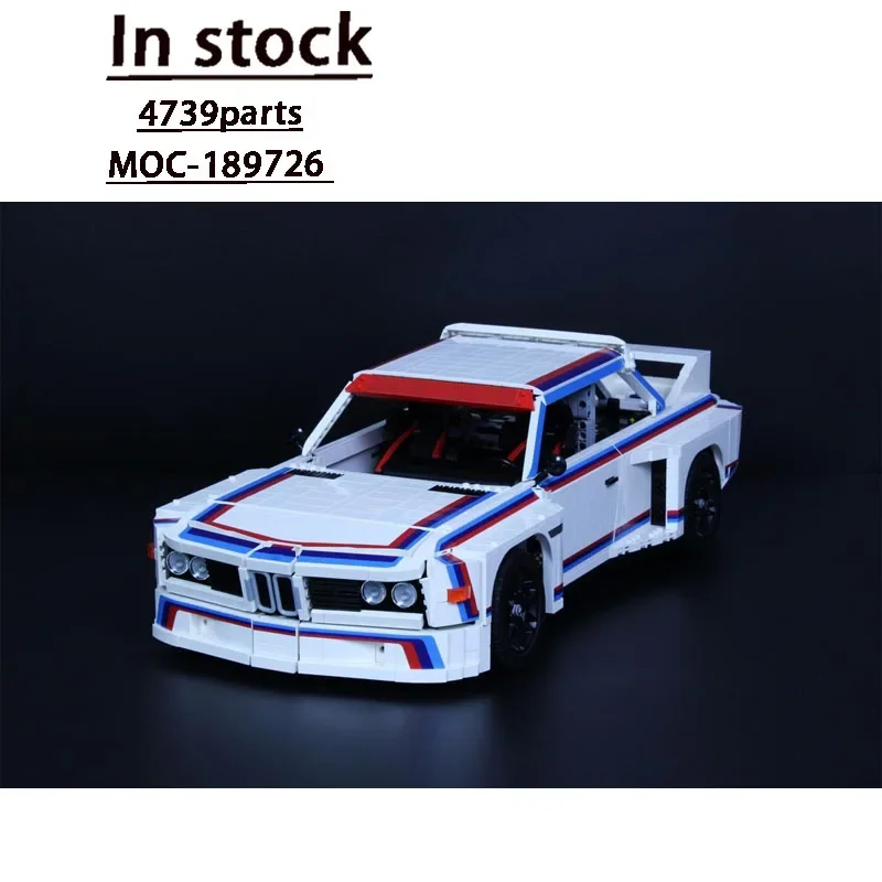 MOC-189726 New Classic E30 Supercar 1:8 Building Block Model
