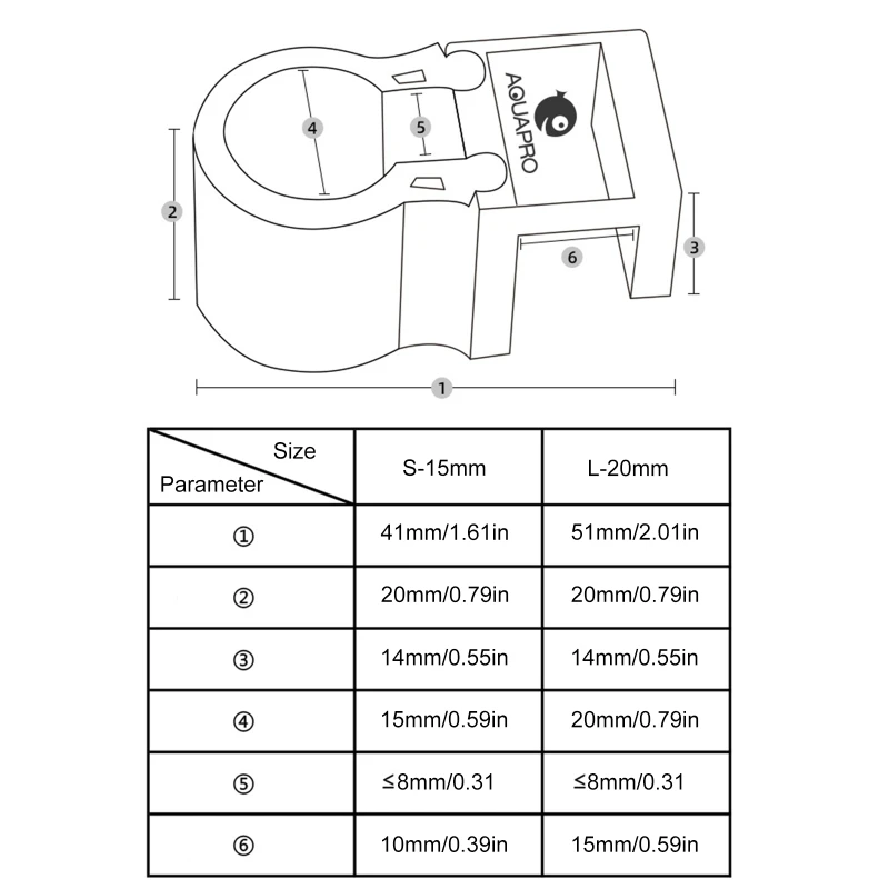 Aquarium Clip Holder for Fish Tank