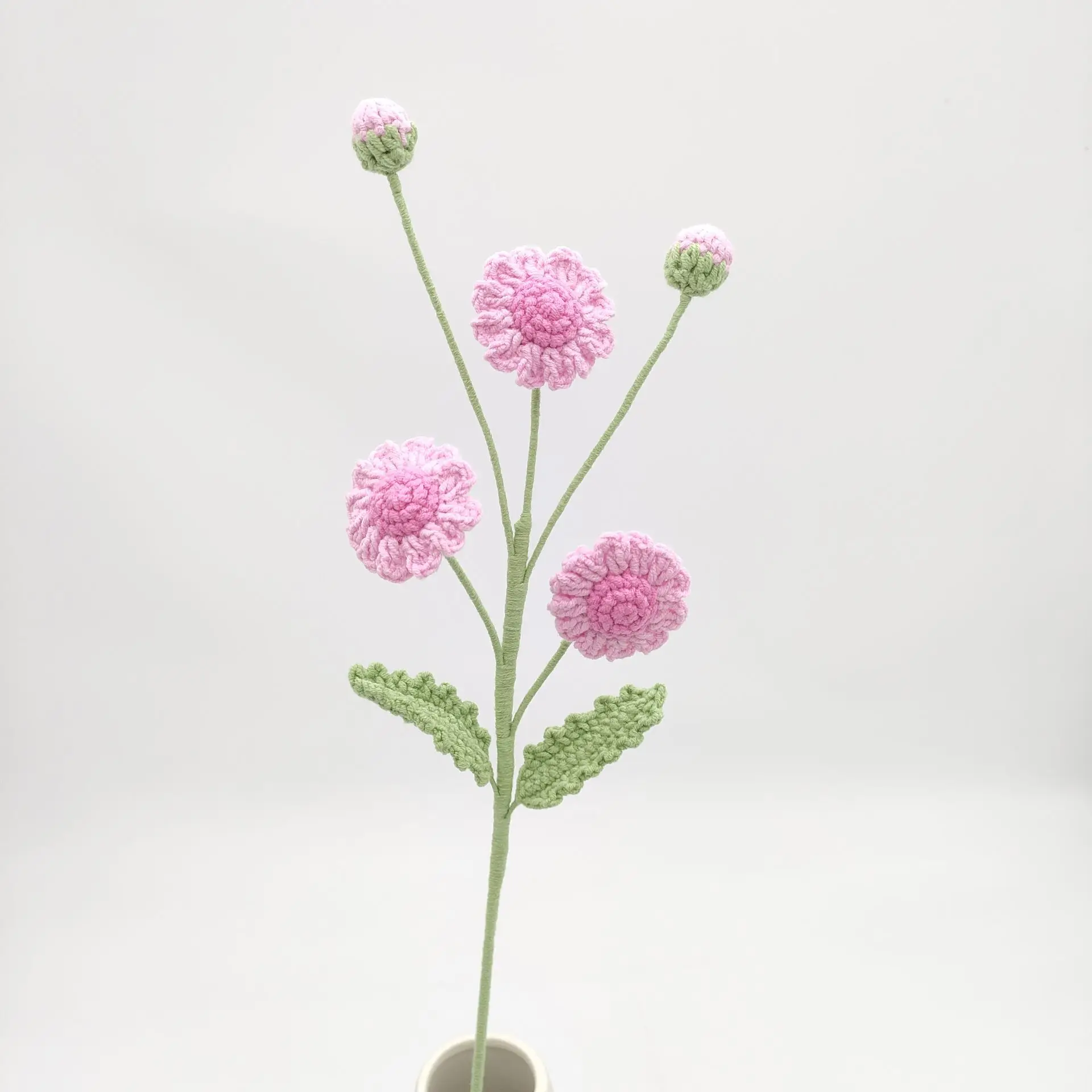 New yarn weaving multi head daisy bouquet for home decoration, wedding ornaments, holiday gifts, exquisite simulation flowers