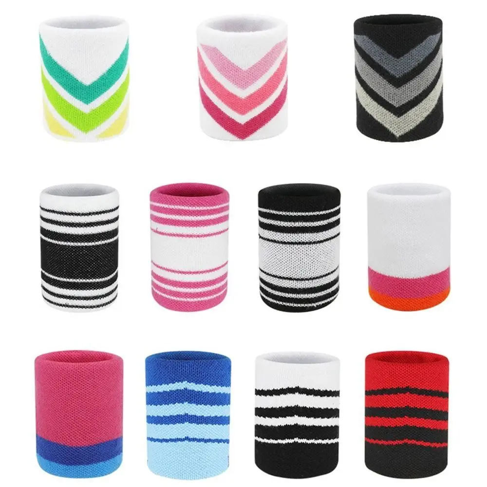 

1Pc Wrist Sweatband Tennis Sport Wristband Volleyball Gym Wrist Brace Support Running Sweat Band Towel Yoga Bracelet Protector