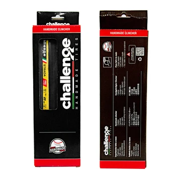 Pneumatico per bici da strada Challenge Strada Pro 700X25C Pneumatici per copertoncino per bicicletta pieghevoli a prova di coltellata 700C Pneumatici fatti a mano con bordo giallo