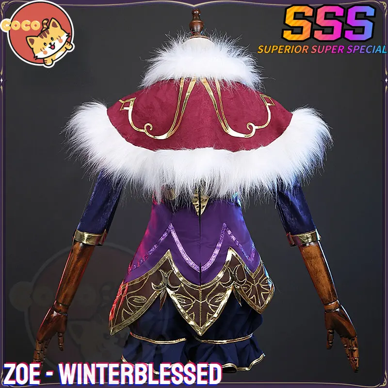 CoCos-SSS Game LOL Winterblessed Zoe Cosplay Costume League of Legend  Cosplay Nordic Style Zoe Costume and Wig - AliExpress