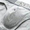 New men's cotton underwear with low waist, breathable and comfortable solid color basic men's briefs 2