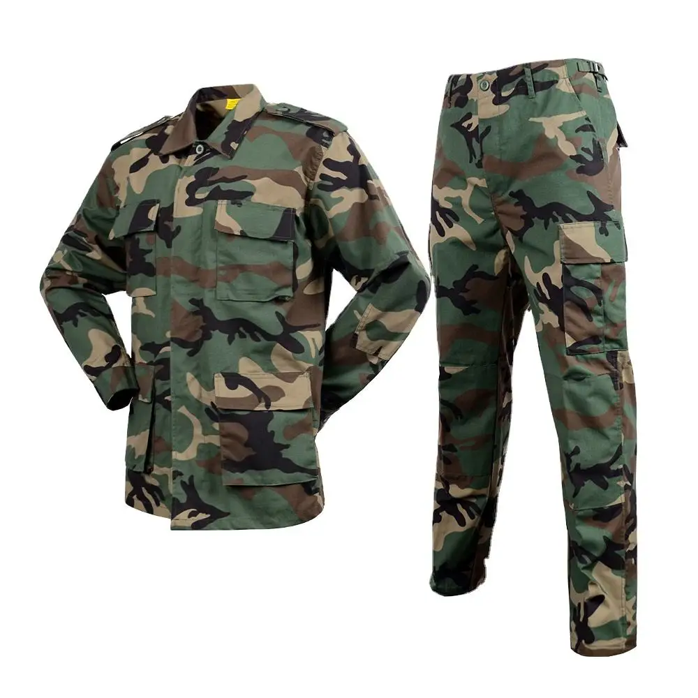 Military Uniform Tactical Camouflage Comabt Clothing Oudoor Training Suits Hunting Gear Men's Tactical Suits Fishing Work Wear