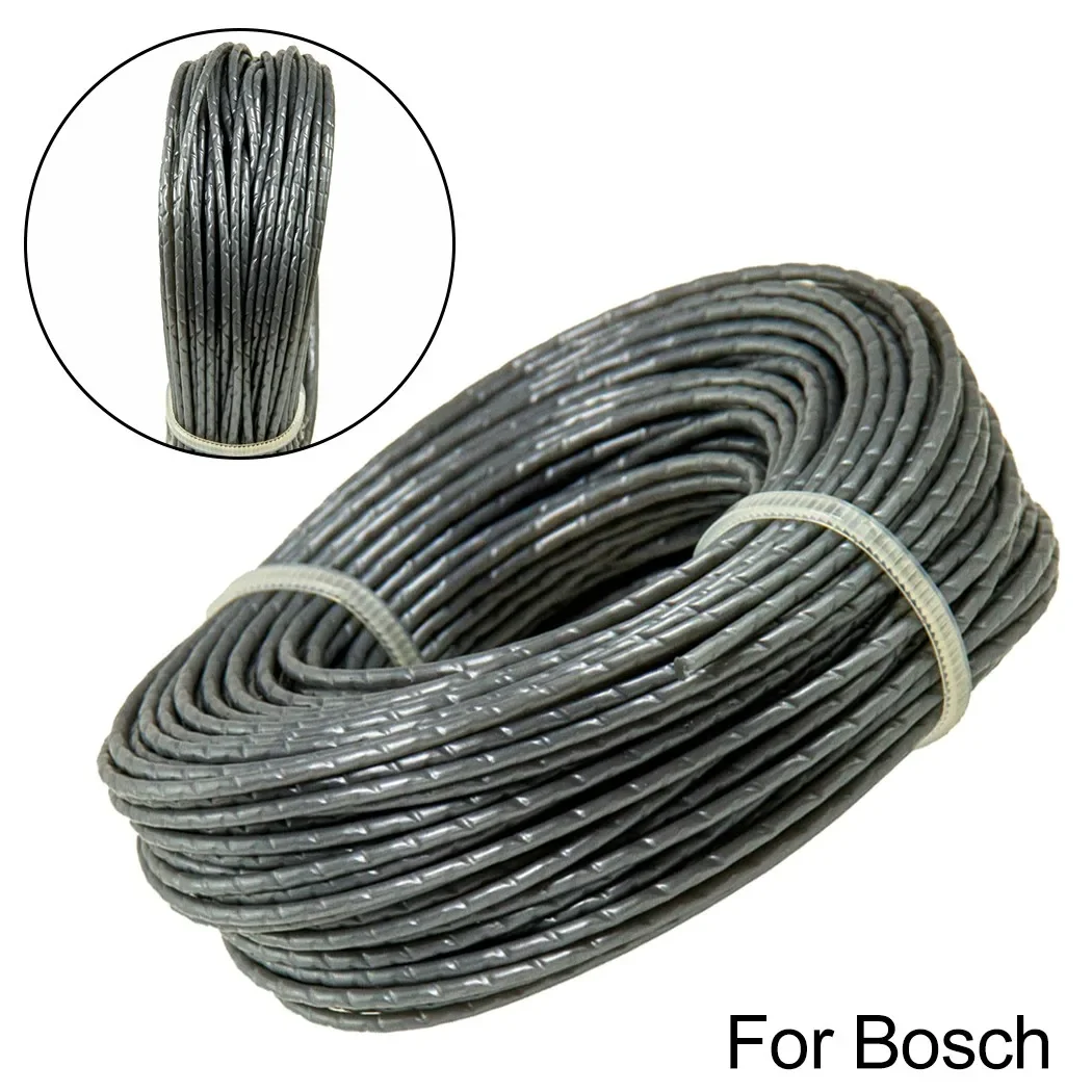 18m*1.6mm Mowing Nylon Grass Trimmer Rope Brush Cutter Strimmer Line for Bosch ART 24 27 30 36 Li Garden Lawn Mower Accessory grass trimmer line