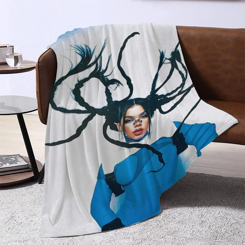 Pink Aura Album Kenia Os Singer Blanket Sofa Blankets for Bed Furry Winter Bedspread the Knee Warm Baby & Throws Bedspreads Home 2