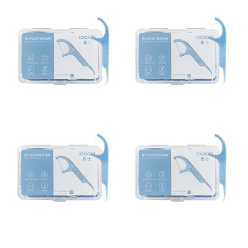 Water Flosser Youpin SOOCAS Professional Dental Flosser Ergonomic Design Food Grade Polymer Fiber Scrape Tongue Coating Clean Teeth Gaps