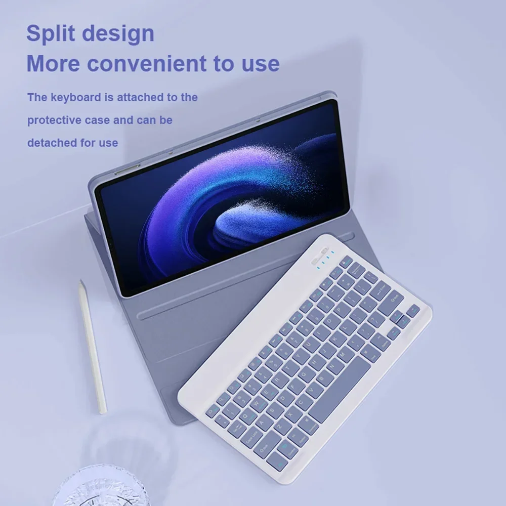 Bluetooth Keyboard Case with Protective Cover