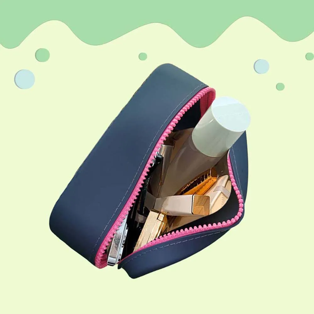 Portable Square Silicone Coin Purse Waterproof Lipstick Bags ID Credit Card Holder Girls Travel Organizer Accessories 5