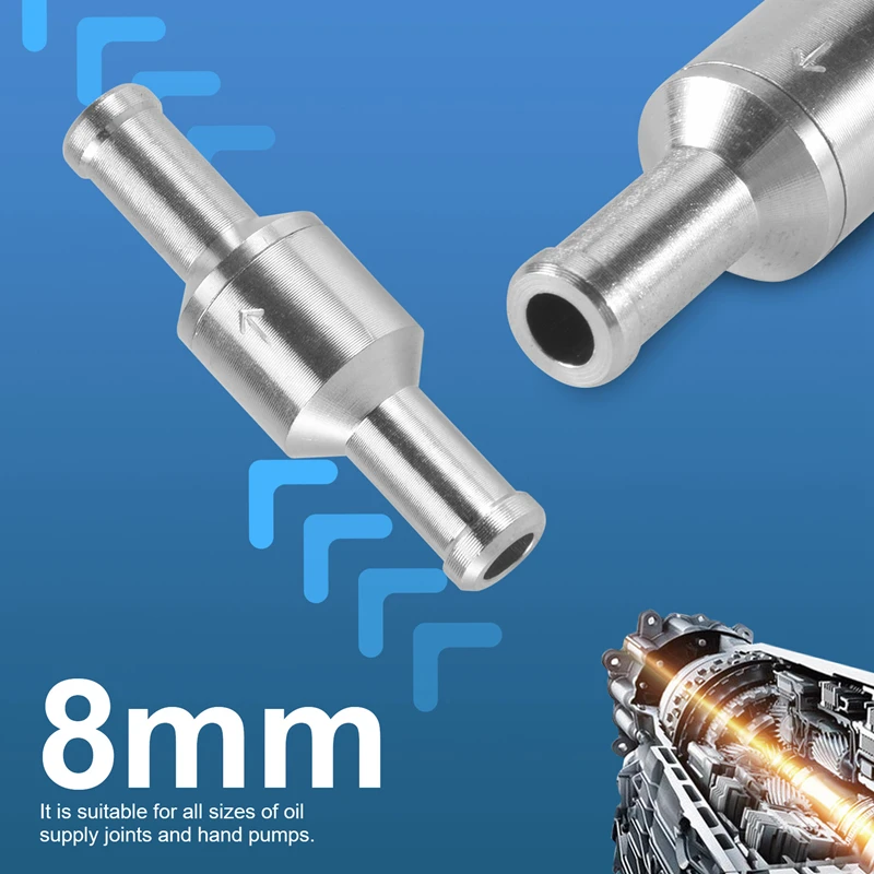 Check Valve Brake Servo Booster No Return Inline One Way Valve Non Return Vacuum Hose Aluminum