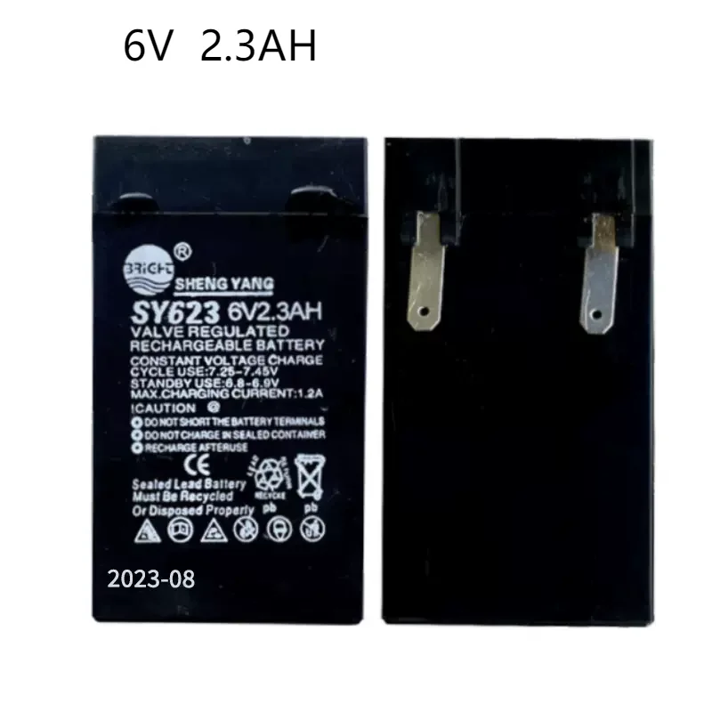 6V2.3AH Battery Rechargeable lead-acid Accumulator for Electronic Scale Instrumentation