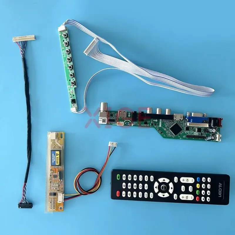

Плата контроллера для B133EW01 V4/V9 Φ, 30-контактный LVDS 1280*800, ЖК-панель, TV, аналоговый AV + HDMI + VGA + IR + USB, Комплект «сделай сам» 1CCFL