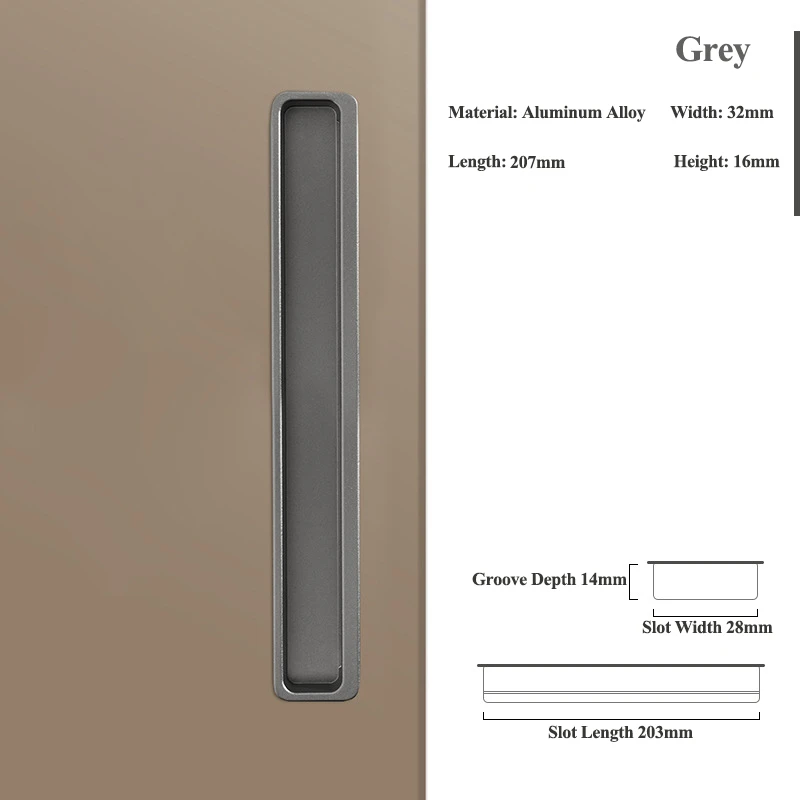 7502 Grey 192mm