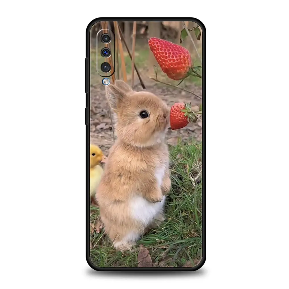 Adorable White Baby Rabbits Phone Case Cover