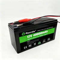 Batterie au Lithium Rechargeable 12V 40Ah, batterie 18650 alimentation cc pour pulvérisateur, haut-parleur Portable, Camping en plein air, voitures jouets 4