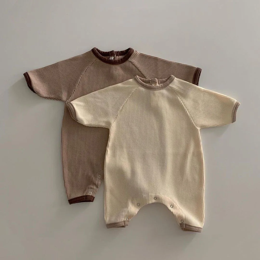 

Autumn Spring Girl Boy Sweater Baby Girl Long-sleeved Soft Cotton Romper Infant One-piece 0-2Y
