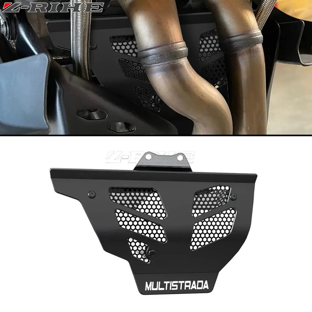 

Motorcycle Exhaust Pipe Guard Heat Shield Cover Guard Fender For Ducati Multistrada V4 S Sport Pikes Peak Rally 2021 2022 2023