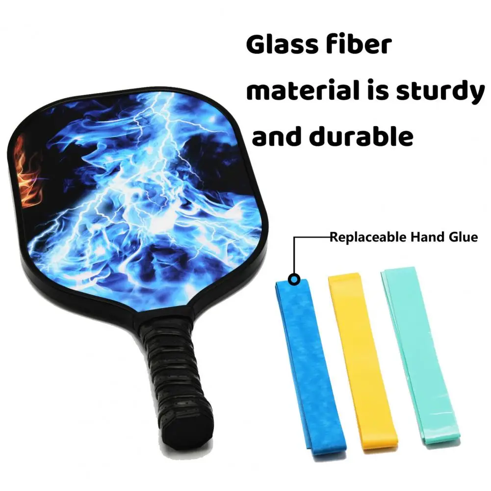Pickleball Paddle Fiberglass Softness Fiberglass Racket Lightweight Pickleball Paddles with for Skill for Beginners