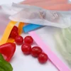 PEVA Food Storage Bag Leakproof Top Vertical Reusable Frozen Sandwich Self-sealing Silicone Bag Food Preservation 5