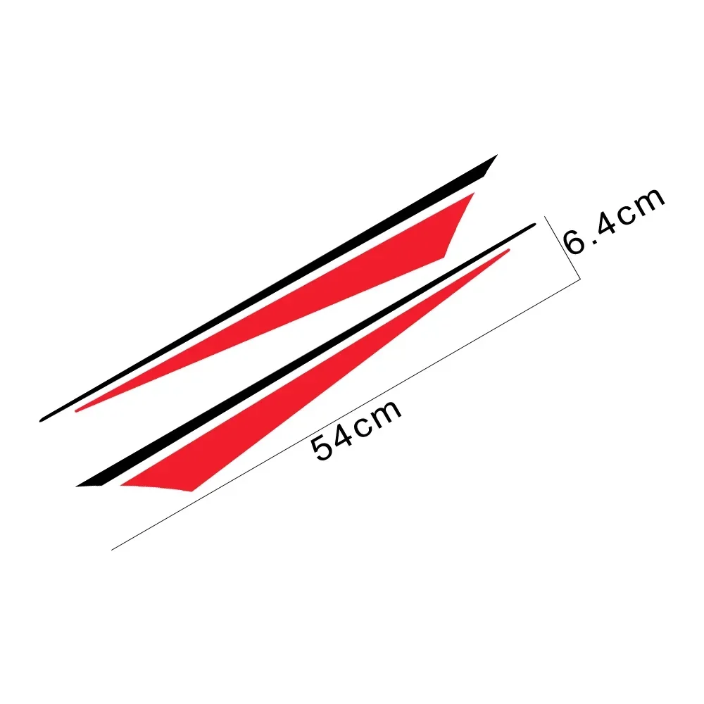 Graphics Stripes Decor Sticker - Motorcycle Body Decoration and Auto Tuning Accessories