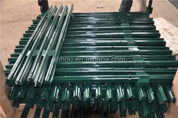 U Type Fence Post Fence Trellis Gates Fence Posts Galvanized /Painted Steel Post 6