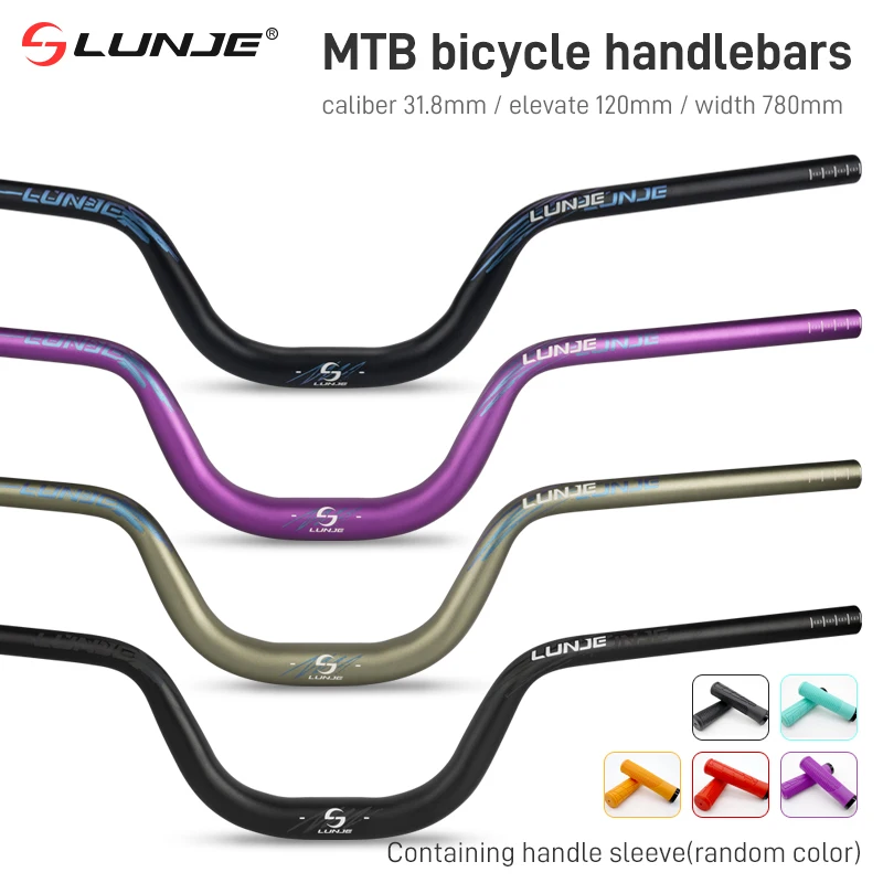 Guidon VTT Pliant En Alliage D'aluminium – 25,4 Mm – 620/660/720 Mm
