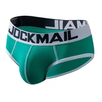 Marque Sexy slips hommes Bikini sous-vêtements masculins Slip Hombre Calzoncillos Hombre coton hommes slips Cuecas sous-vêtements usage quotidien JM339 4