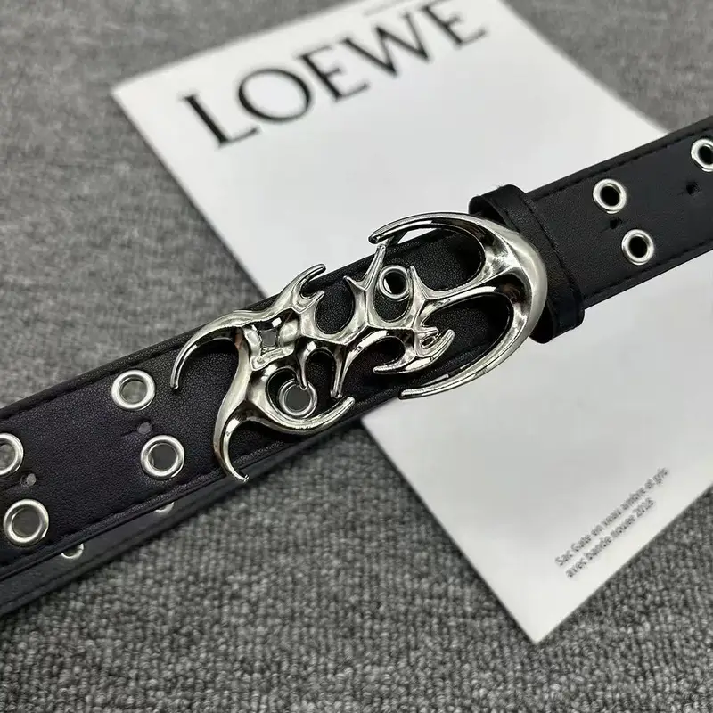 Stylish Y2K Hollow PU Leather Punk