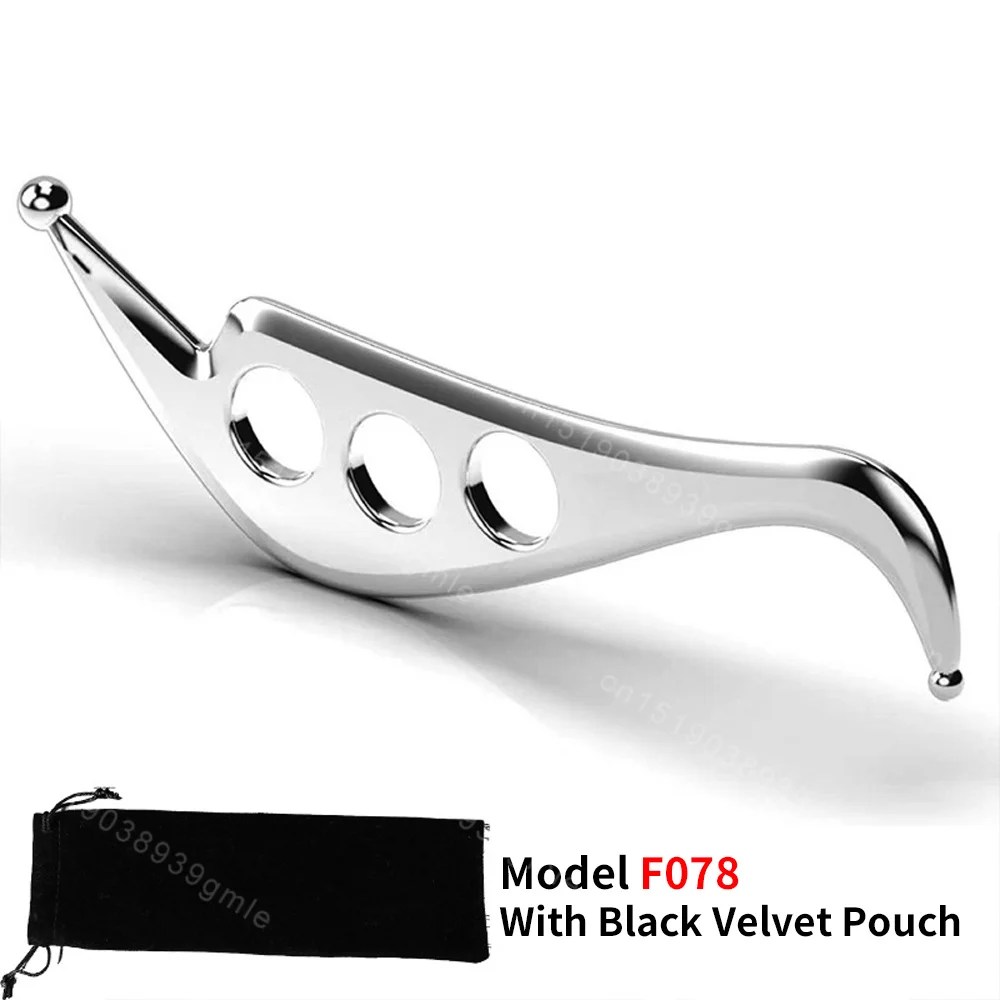 Fascia Knife Myofascial Release Pressure Tools Bird Shape Stainless Steel Gua Sha Scraper Physical Therapy Acupoint Massager