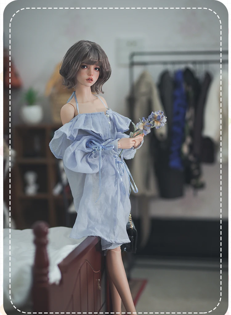 Фото Новая кукла sd bjd 1/3 63 см IP sid Soo, модная женская импортная смола, полный комплект одежды, парик, обувь для макияжа №5
