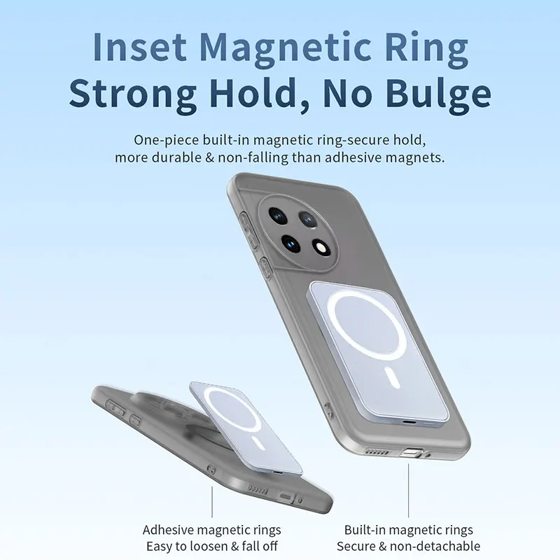 Enhanced Soft TPU Slim MagSafe Wireless Charging Protective Back Cover Case