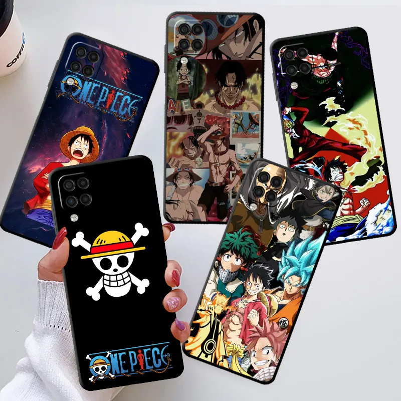 Custodia Nera Funda Per Xiaomi Mi 10 5G 11 Lite 12X 9T 10T 11T 10S Note 10 Pro 12 9 Se A2 Lite Soft Cover Ones Pieces Luff