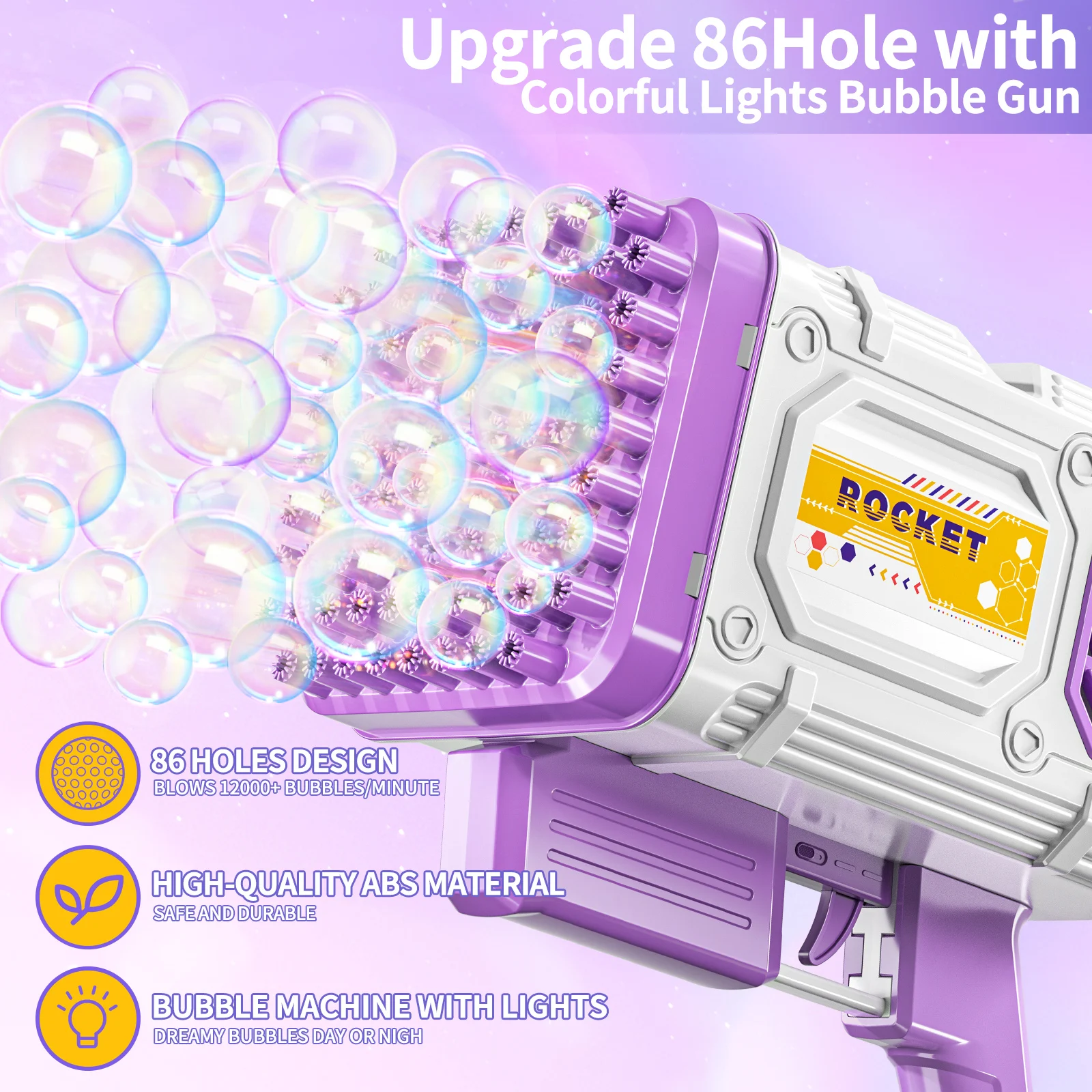 86-Hole Rocket Bubble Gun 2