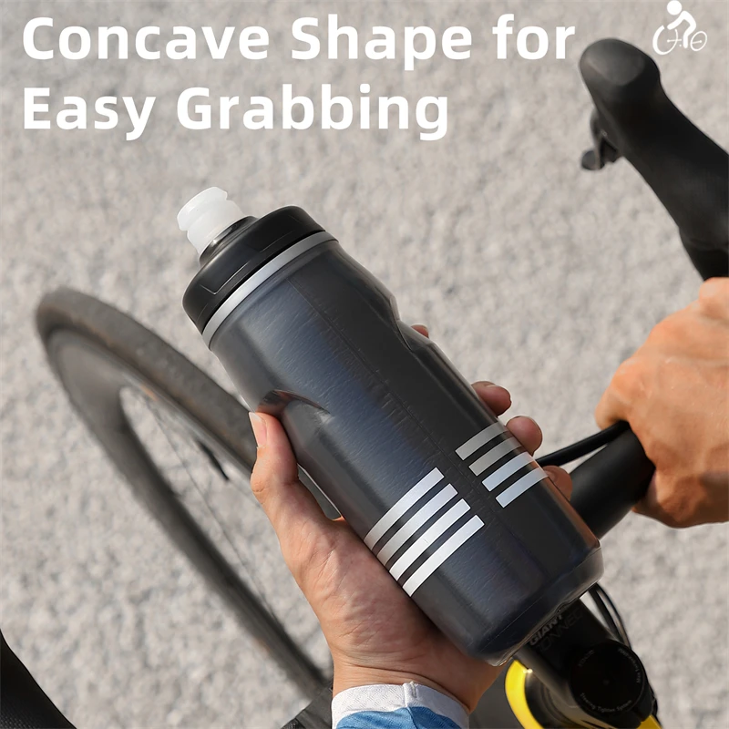 Water bottle 620ML Cold Insulation Sports Water Bottle for cycling with cleaning tools
