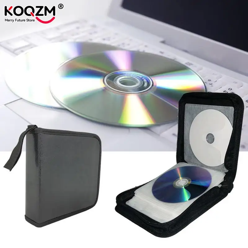 40 Disc CD Storage Bag Case Double-side Hard Album Home DVD Organizer Box cd dvd storage bag,cd dvd storage case