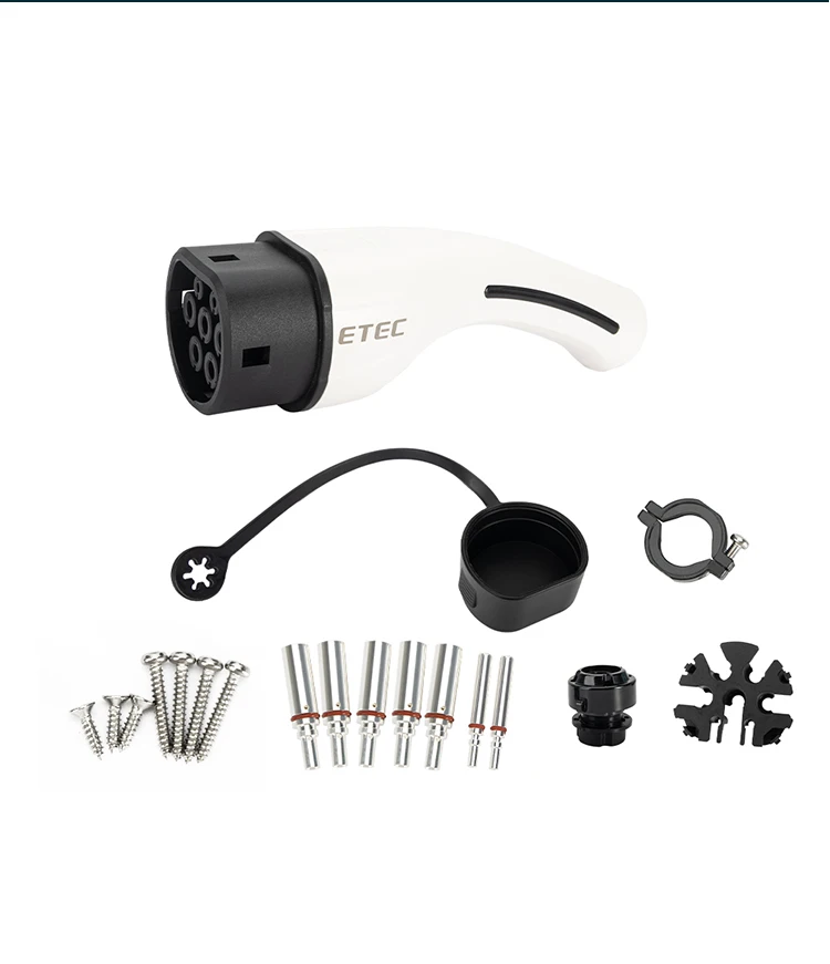 Ev Oplader Stecker Typ 16 a 32 a 8 kw 11 kw 22 kw 1 Fase 3 Fase Car Onboard Char